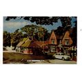 1960's PRINTED POSTCARD OF BURLEY NEW FOREST HA...