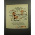 1956 BWIA Airlines Ad - Vicki Viscount says: To have the most fun get here