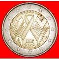 AIDS: FRANCE ★ 2 EURO 2014 UNC NON-PHALLIC TYPE...