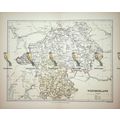 Westmorland, England, Map, Book Illustration (P...