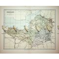 Somerset, England, Map, Book Illustration (Prin...