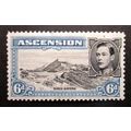 ASCENSION 1944 SG43b 6d BLACK AND BLUE PERF. 13...