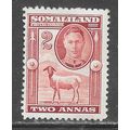 SOMALILAND 1942 KG6 2a MINT MH SG107 107 BLACK ...