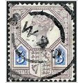 1887-1892 Queen Victoria Jubilee - 5d violet/bl...