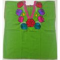 Multicolor Roses Bouquet Embroidered Cotton Can...