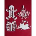 8 x Tonic Die Cuts Gingerbread man, Festive Gif...