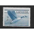 CANADA 1952 7c BLUE CANADA GOOSE SG 443 M / MINT