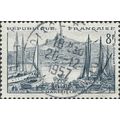 FRANCE, Marseille, blue-black 1955, 8F, #3
