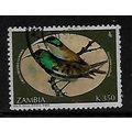 ZAMBIA 1994 SUN BIRDS 350K GREEN HEADED SUNBIRD...