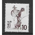 CHILE 1985 OCCUPATIONS 10p STREET ENTERTAINER S...