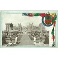 Berkshire WINDSOR CASTLE Heraldic Postcard