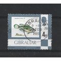 Gibraltar.SG379 4p Grey Wrasse.Fine Used.Nov23