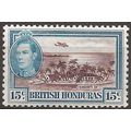 British Honduras 1938 SG156 15c Brown & Light B...