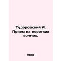 Tudorovsky A. Short wave reception. In Russian (ask us if in doubt)/Tudorovskiy