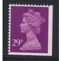 X1055 29p Deep Mauve PCP LITHO WALSALL IMPERF B...