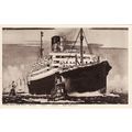 Ship Postcard Cunard White Star RMS Scythia Lac...