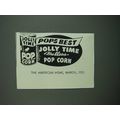 1950 Jolly Time Pop Corn Ad - Pops Best