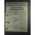 1991 Anheuser-Busch Beer Ad - Abuse of Our Prod...