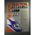 1991 Arai Helmets Ad - The Choice Selection