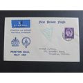 GB 1959 First Private Flight Parachute Mail Sto...