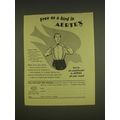 1955 Aertex Dress Shirt Ad - Free as a bird in ...
