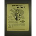 1955 Aertex Sports Shirt Ad - Free as a bird in...