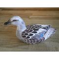 Colourful Vintage Wooden Duck Figurine