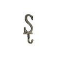 Pack Of 2] Rustic Gold Cast Iron Letter S Alpha...