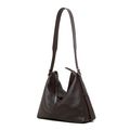 Genuine Leather Women Tote Bag Handbags Brown