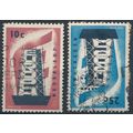 EUROPA - Netherlands 1956 - FH - MiNr 683/4 (B)