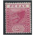 Perak 1892 SG62 2c Rose Mounted Mint...