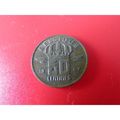 1967 BELGIUM FIFTY CENTIMES FREE POST. T
