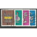 BERLIN -1969 SET 'HUMANITARIAN RELEIF FUNDS' (4...