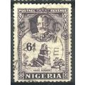 Nigeria 1935 - 6d purple - Have Minaret - KGV -...