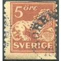 Sweden 1921 - 5o brown - Lion (after Foucquet) ...