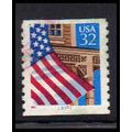 Used 2913 32c U.S. Flag Over Porch Very Fine CN...