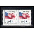 2890 32c G Old Glory Very Fine MNH CNP Left A34...