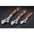 HARDEN adjustable wrench spanners anti slip sof...