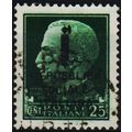 Italy. 1944 25c S.G.57 Used