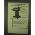 1922 Union Universal Saw and Jointer Ad - Portable