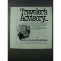 1986 North Carolina Tourism Ad - Traveler's Adv...