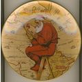 Norman Rockwell, Gorham Fine China Christmas Pl...
