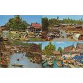 Thailand Floating Market 4x Postcard Bundle
