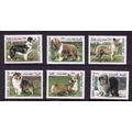 AFGHANISTAN 1999 DOGS SET 6 VALS U/M MINT#4