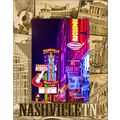 Nashville Tennessee Laser Engraved Wood Picture...