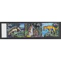 AUS 1997 (SE~TE STRIP OF 3)45c 'NOCTURNAL ANIMA...