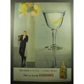 1957 Gordon's Gin Ad - Most popular at any party.. A Gordon's Martini