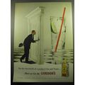 1957 Gordon's Gin Ad - On the threshold of a perfect Gin and Tonic