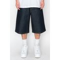 Baggy Fit Raw Denim Shorts
