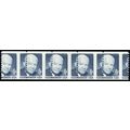 1401, Mint NH 6¢ Misperfed Error Coil Line Stri...